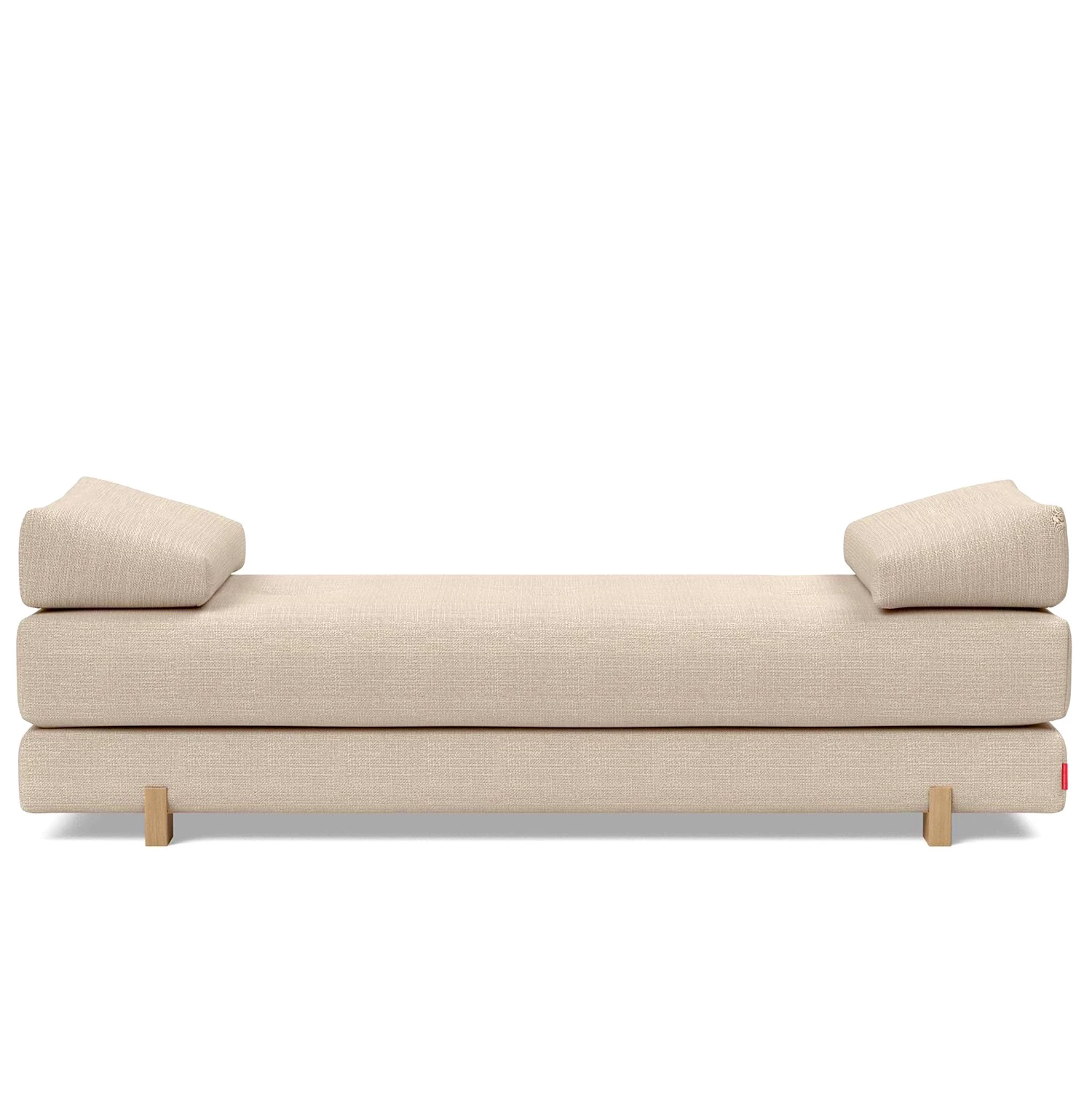 Innovation Möbel Canapé convertible Sigmund - Tissu - Tissu Kenya: Gravel - Chêne clair 11 Innovation Möbel Canapé convertible Sigmund - Tissu - Tissu Kenya: Gravel - Chêne clair – Image 11