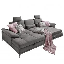 Loftscape Canapé d’angle Odenas - Tissu - Tissu Palila: Fango - Méridienne courte à gauche (vue de face) - Avec fonction couchage -Canapés Soldes Magasin 1000248846 210317 15144102173 DETAILS P000000001000248846