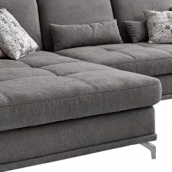 Loftscape Canapé d’angle Odenas - Tissu - Tissu Palila: Fango - Méridienne courte à gauche (vue de face) - Avec fonction couchage -Canapés Soldes Magasin 1000248846 210317 15144202177 DETAILS P000000001000248846