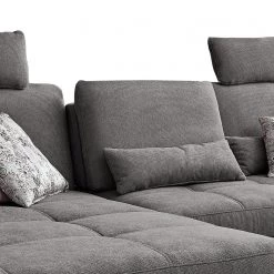 Loftscape Canapé d’angle Odenas - Tissu - Tissu Palila: Fango - Méridienne courte à gauche (vue de face) - Avec fonction couchage -Canapés Soldes Magasin 1000248846 210317 15144202178 DETAILS P000000001000248846