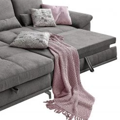 Loftscape Canapé d’angle Odenas - Tissu - Tissu Palila: Fango - Méridienne courte à gauche (vue de face) - Avec fonction couchage -Canapés Soldes Magasin 1000248846 210317 15144202179 DETAILS P000000001000248846