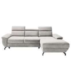 Fredriks Canapé d’angle Cussay - Tissage à plat - Tissu Cuna: Gris clair - Méridienne courte à droite (vue de face) -Canapés Soldes Magasin 1000249901 210415 16222900830 DETAILS P000000001000249901