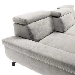 Fredriks Canapé d’angle Cussay - Tissage à plat - Tissu Cuna: Gris clair - Méridienne courte à droite (vue de face) -Canapés Soldes Magasin 1000249901 210415 16223800833 DETAILS P000000001000249901