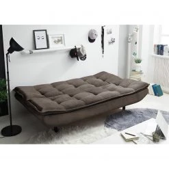 Loftscape Clic-clac Valleroy - Microfibre - Microfibre Ranu: Gris minéral 12 Loftscape Clic-clac Valleroy - Microfibre - Microfibre Ranu: Gris minéral -Canapés Soldes Magasin 1000249975 210601 16021600038 MOOD DETAILS P000000001000249975 mood