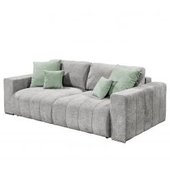 Loftscape Canapé convertible Gordes - Tissu - Tissu Oda: Gris clair