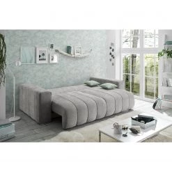 Loftscape Canapé convertible Gordes - Tissu - Tissu Oda: Gris clair -Canapés Soldes Magasin 1000250005 210325 11540300017 MOOD DETAILS P000000001000250005 mood