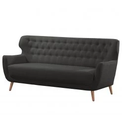 Ridgevalley Canapé Mansac (3 places) - Tissage à plat - Tissu Gila: Anthracite