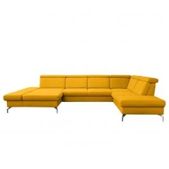 Loftscape Canapé panoramique Ordizan - Tissage à plat - Tissu Olea: Jaune moutarde - Méridienne courte à gauche / longue à droite (vue de face) 11 Loftscape Canapé panoramique Ordizan - Tissage à plat - Tissu Olea: Jaune moutarde - Méridienne courte à gauche / longue à droite (vue de face) -Canapés Soldes Magasin 1000253841 210419 15132201000 DETAILS P000000001000253841