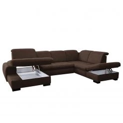 Loftscape Canapé panoramique Boussay - Tissage à plat - Tissu Olea: Espresso - Méridienne courte à gauche / longue à droite (vue de face) - Avec fonction couchage 16 Loftscape Canapé panoramique Boussay - Tissage à plat - Tissu Olea: Espresso - Méridienne courte à gauche / longue à droite (vue de face) - Avec fonction couchage -Canapés Soldes Magasin 1000253911 210419 15231901638 DETAILS P000000001000253911