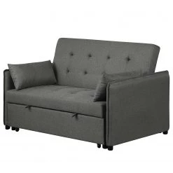 Loftscape Canapé convertible Millery - Tissu - Gris foncé