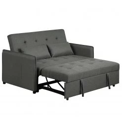 Loftscape Canapé convertible Millery - Tissu - Gris foncé 22 Loftscape Canapé convertible Millery - Tissu - Gris foncé -Canapés Soldes Magasin 1000254297 210929 14123700190 DETAILS P000000001000254297