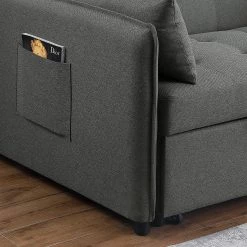 Loftscape Canapé convertible Millery - Tissu - Gris foncé 26 Loftscape Canapé convertible Millery - Tissu - Gris foncé -Canapés Soldes Magasin 1000254297 210929 14123800234 DETAILS P000000001000254297