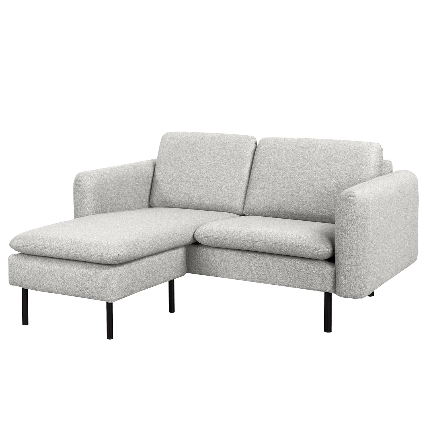 Norrwood Canapé d’angle La Motte - Tissu - Tissu Sogol: Gris clair - Largeur : 160 cm 1 Norrwood Canapé d’angle La Motte - Tissu - Tissu Sogol: Gris clair - Largeur : 160 cm