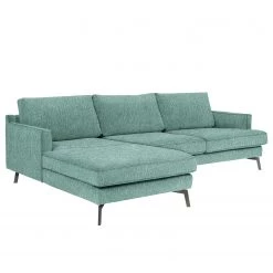 Studio Copenhagen Canapé d’angle Vieux Bourg - Tissu - Tissu Nona: Bleu - Méridienne courte à gauche (vue de face) -Canapés Soldes Magasin 1000256635 210722 16141100827 DETAILS P000000001000256635