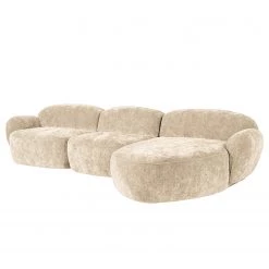 Studio Copenhagen Canapé d’angle Vieux Colpo - Microfibre Alana: Créme - Largeur : 344 cm - Méridienne courte à droite (vue de face) -Canapés Soldes Magasin 1000256641 210722 16141300895 DETAILS P000000001000256641