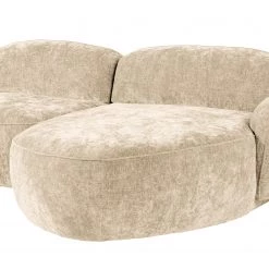 Studio Copenhagen Canapé d’angle Vieux Colpo - Microfibre Alana: Créme - Largeur : 344 cm - Méridienne courte à droite (vue de face) -Canapés Soldes Magasin 1000256641 210722 16141300900 DETAILS P000000001000256641