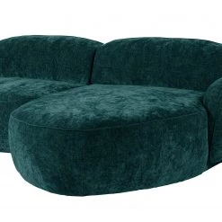 Studio Copenhagen Canapé d’angle Vieux Colpo - Microfibre Alana: Pétrole - Méridienne courte à droite (vue de face) -Canapés Soldes Magasin 1000256671 210722 16142801256 DETAILS P000000001000256671