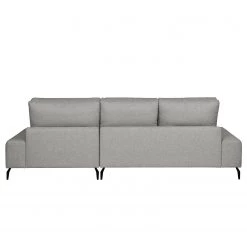 Bizzarto Canapé d’angle Penda II - Tissu - Tissu Sogol: Gris fumé - Méridienne courte à droite (vue de face) -Canapés Soldes Magasin 1000256755 210427 09293500214 DETAILS P000000001000256755