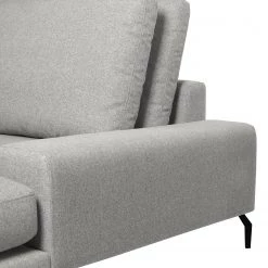 Bizzarto Canapé d’angle Penda II - Tissu - Tissu Sogol: Gris fumé - Méridienne courte à droite (vue de face) -Canapés Soldes Magasin 1000256755 210427 09293500220 DETAILS P000000001000256755