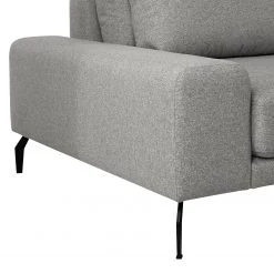 Bizzarto Canapé d’angle Penda - Tissu - Tissu Sogol: Gris fumé - Méridienne courte montable des deux côtés -Canapés Soldes Magasin 1000256779 210427 09294200468 DETAILS P000000001000256779