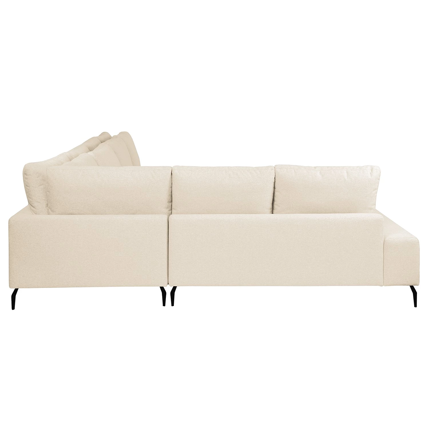 Bizzarto Canapé panoramique Penda - Tissu - Tissu Sogol: Créme - Méridienne courte à droite (vue de face) 5 Bizzarto Canapé panoramique Penda - Tissu - Tissu Sogol: Créme - Méridienne courte à droite (vue de face) – Image 5
