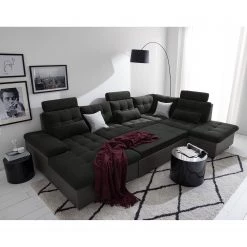 Fredriks Canapé panoramique Puntiro - Imitation cuir / Tissu structuré - Cuir synthétique Lilo / Tissu structuré Satur: Gris foncé / Anthracite 37 Fredriks Canapé panoramique Puntiro - Imitation cuir / Tissu structuré - Cuir synthétique Lilo / Tissu structuré Satur: Gris foncé / Anthracite -Canapés Soldes Magasin 1000257984 210614 18413101535 MOOD DETAILS P000000001000257984 mood