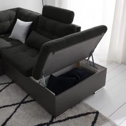 Fredriks Canapé panoramique Puntiro - Imitation cuir / Tissu structuré - Cuir synthétique Lilo / Tissu structuré Satur: Gris foncé / Anthracite 47 Fredriks Canapé panoramique Puntiro - Imitation cuir / Tissu structuré - Cuir synthétique Lilo / Tissu structuré Satur: Gris foncé / Anthracite -Canapés Soldes Magasin 1000257984 210614 18413201545 DETAILS P000000001000257984