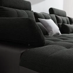 Fredriks Canapé panoramique Puntiro - Imitation cuir / Tissu structuré - Cuir synthétique Lilo / Tissu structuré Satur: Gris foncé / Anthracite 52 Fredriks Canapé panoramique Puntiro - Imitation cuir / Tissu structuré - Cuir synthétique Lilo / Tissu structuré Satur: Gris foncé / Anthracite -Canapés Soldes Magasin 1000257984 210614 18413201550 DETAILS P000000001000257984