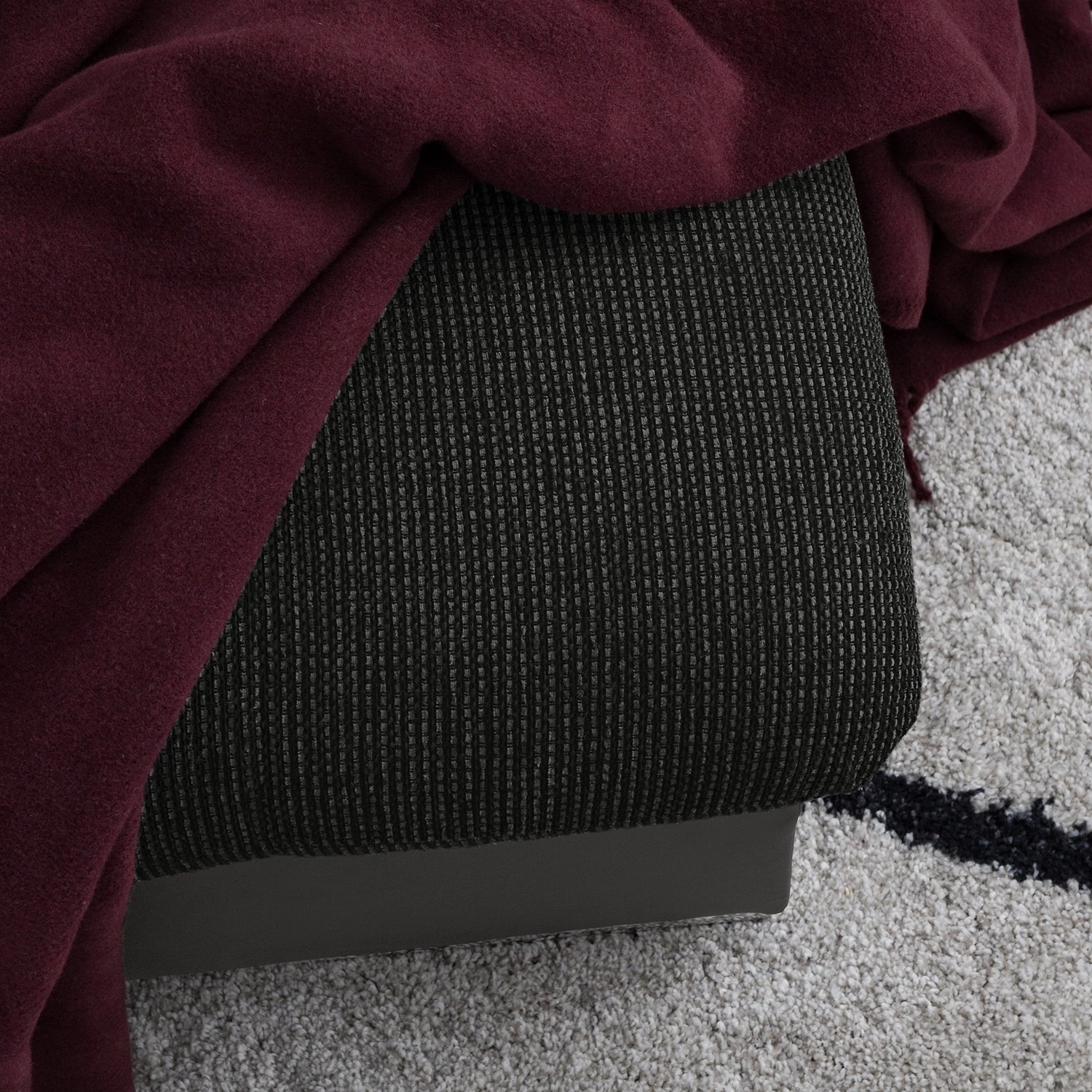 Fredriks Canapé panoramique Puntiro - Imitation cuir / Tissu structuré - Cuir synthétique Lilo / Tissu structuré Satur: Gris foncé / Anthracite 20 Fredriks Canapé panoramique Puntiro - Imitation cuir / Tissu structuré - Cuir synthétique Lilo / Tissu structuré Satur: Gris foncé / Anthracite – Image 20