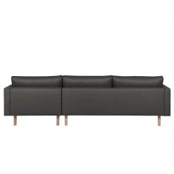 Norrwood Canapé d’angle Theix - Tissage à plat - Anthracite - Méridienne courte à droite (vue de face) -Canapés Soldes Magasin 1000261968 210531 11374000768 DETAILS P000000001000261968