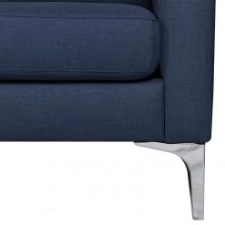 Norrwood Canapé d’angle Thevray - Tissage à plat - Bleu marine - Méridienne courte à gauche (vue de face) -Canapés Soldes Magasin 1000261987 210531 11374700945 DETAILS P000000001000261987