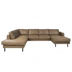 Canapé panoramique FORT DODGE - Aspect cuir vieilli - Microfibre Yaka: Noix de muscade - Méridienne courte à droite / longue à gauche (vue de face) - Sans repose-pieds 11 Canapé panoramique FORT DODGE - Aspect cuir vieilli - Microfibre Yaka: Noix de muscade - Méridienne courte à droite / longue à gauche (vue de face) - Sans repose-pieds -Canapés Soldes Magasin 1000262001 210428 13295600045 DETAILS P000000001000262001