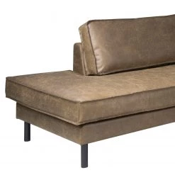 Canapé panoramique FORT DODGE - Aspect cuir vieilli - Microfibre Yaka: Noix de muscade - Méridienne courte à droite / longue à gauche (vue de face) - Sans repose-pieds 14 Canapé panoramique FORT DODGE - Aspect cuir vieilli - Microfibre Yaka: Noix de muscade - Méridienne courte à droite / longue à gauche (vue de face) - Sans repose-pieds -Canapés Soldes Magasin 1000262001 210428 13301300048 DETAILS P000000001000262001