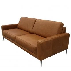 Loftscape Canapé Suzette II (3 places) - Imitation cuir - Cuir Arelia: Cognac -Canapés Soldes Magasin 1000263492 210601 15012701313 DETAILS P000000001000263492