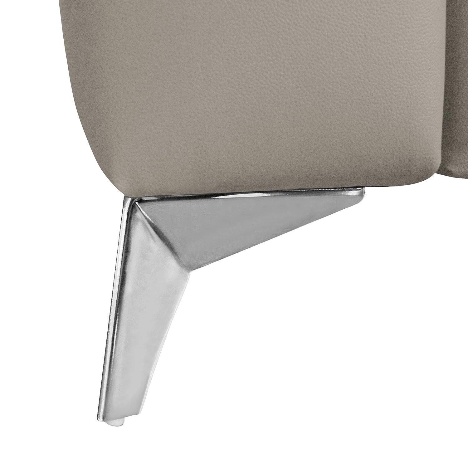 Loftscape Canapé d’angle Adamo - Cuir véritable / Imitation cuir - Cuir Mabel: Gris clair - Méridienne longue à droite (vue de face) - Avec fonction couchage 8 Loftscape Canapé d’angle Adamo - Cuir véritable / Imitation cuir - Cuir Mabel: Gris clair - Méridienne longue à droite (vue de face) - Avec fonction couchage – Image 8