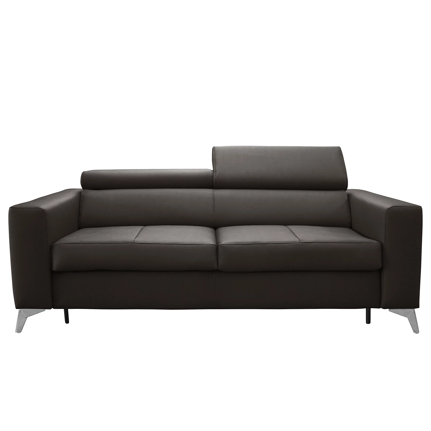 Loftscape Canapé convertible Adamo - Imitation cuir - Cuir Mabel: Marron foncé - Avec fonction couchage 4 Loftscape Canapé convertible Adamo - Imitation cuir - Cuir Mabel: Marron foncé - Avec fonction couchage – Image 4