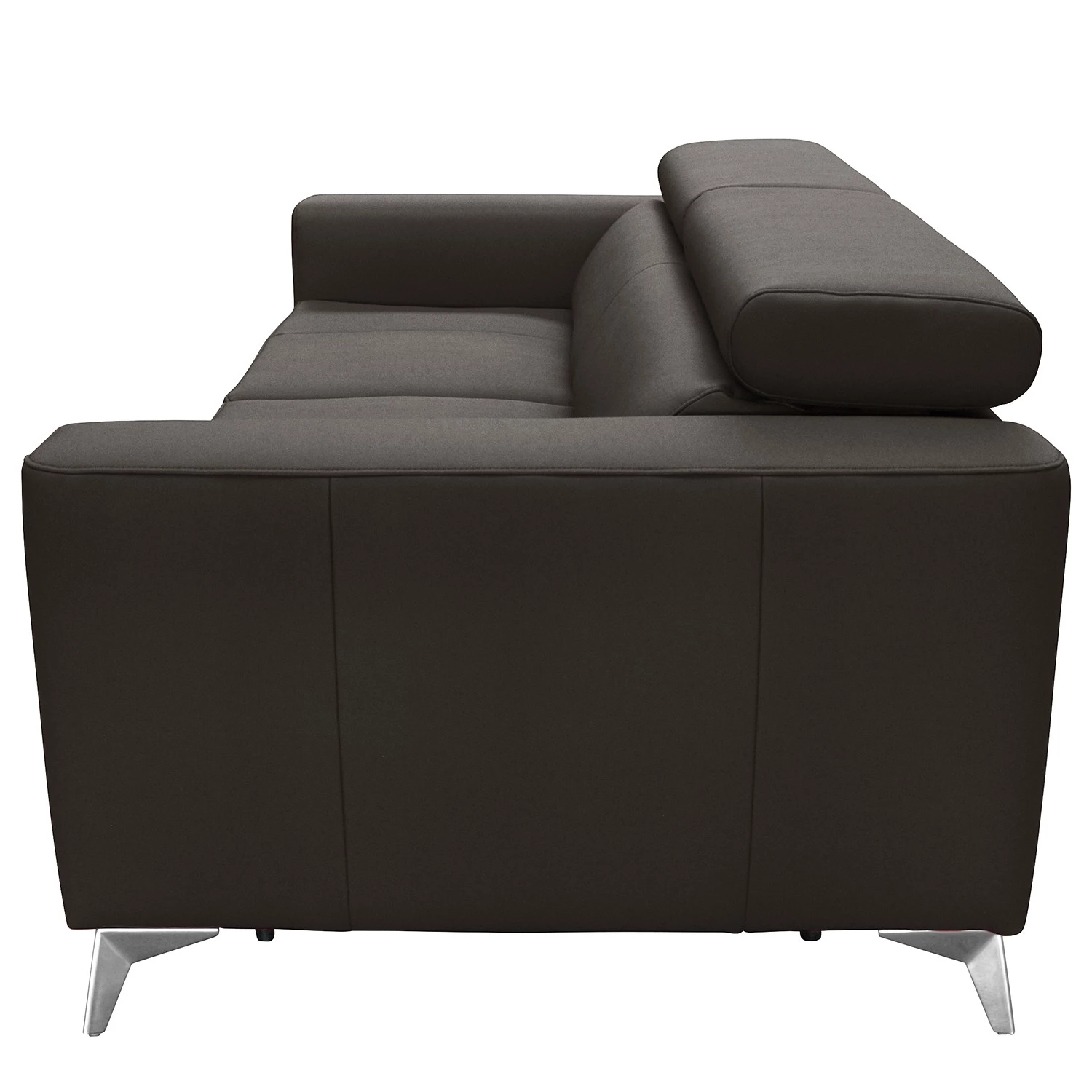 Loftscape Canapé convertible Adamo - Imitation cuir - Cuir Mabel: Marron foncé - Avec fonction couchage 5 Loftscape Canapé convertible Adamo - Imitation cuir - Cuir Mabel: Marron foncé - Avec fonction couchage – Image 5