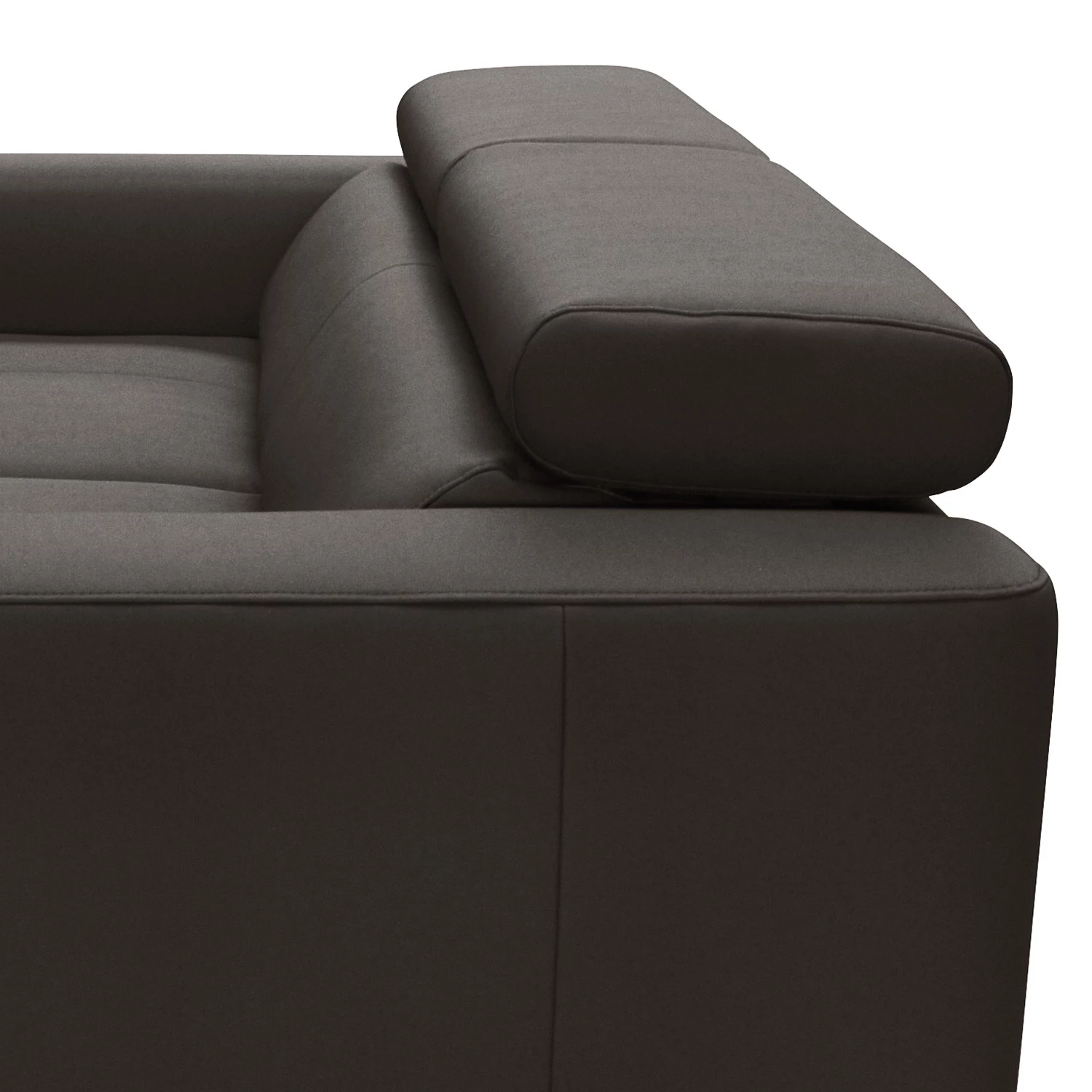Loftscape Canapé convertible Adamo - Imitation cuir - Cuir Mabel: Marron foncé - Avec fonction couchage 7 Loftscape Canapé convertible Adamo - Imitation cuir - Cuir Mabel: Marron foncé - Avec fonction couchage – Image 7