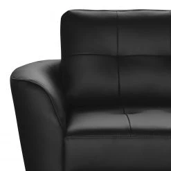 Loftscape Canapé d’angle Heimari II - Cuir Mabel: Noir - Méridienne longue à droite (vue de face) - Avec fonction couchage -Canapés Soldes Magasin 1000263620 210611 13005100108 DETAILS P000000001000263620