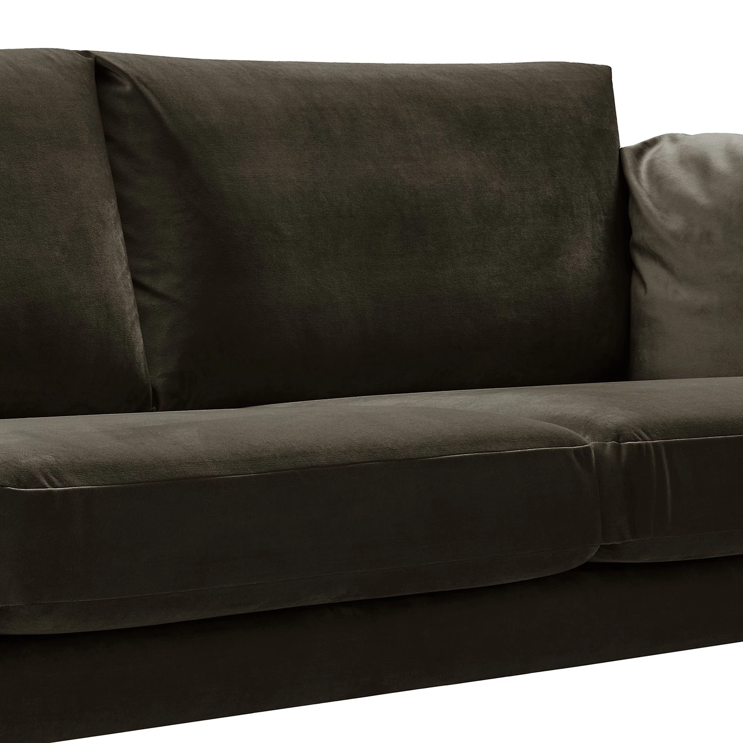 Maison Belfort Canapé Venette (2-3 places) - Microfibre - Microfibre Bruna: Noir marron 9 Maison Belfort Canapé Venette (2-3 places) - Microfibre - Microfibre Bruna: Noir marron – Image 9