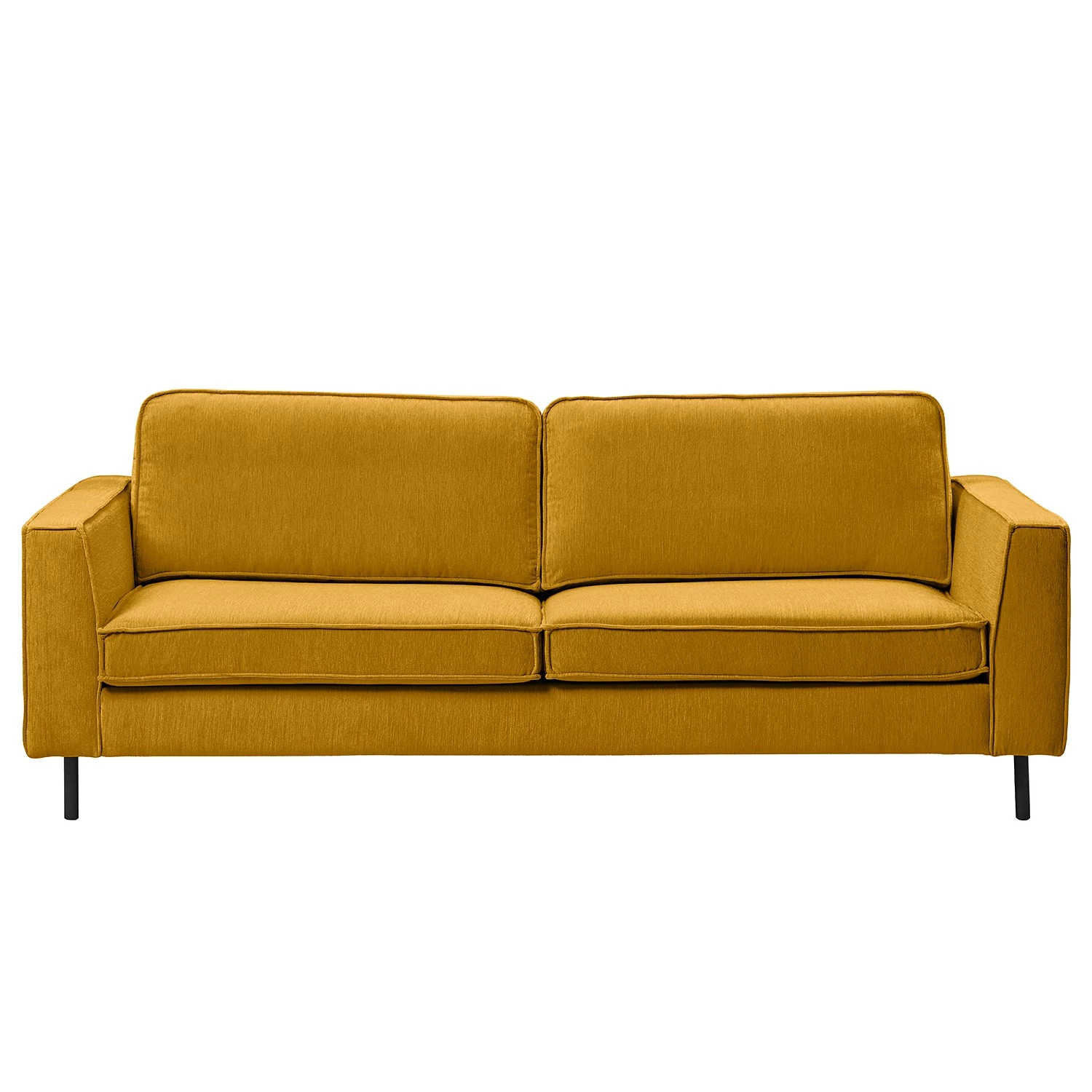 Mørteens Canapé Monblanc (3 places) - Tissu - Tissu Velia: Jaune maïs 4 Mørteens Canapé Monblanc (3 places) - Tissu - Tissu Velia: Jaune maïs – Image 4