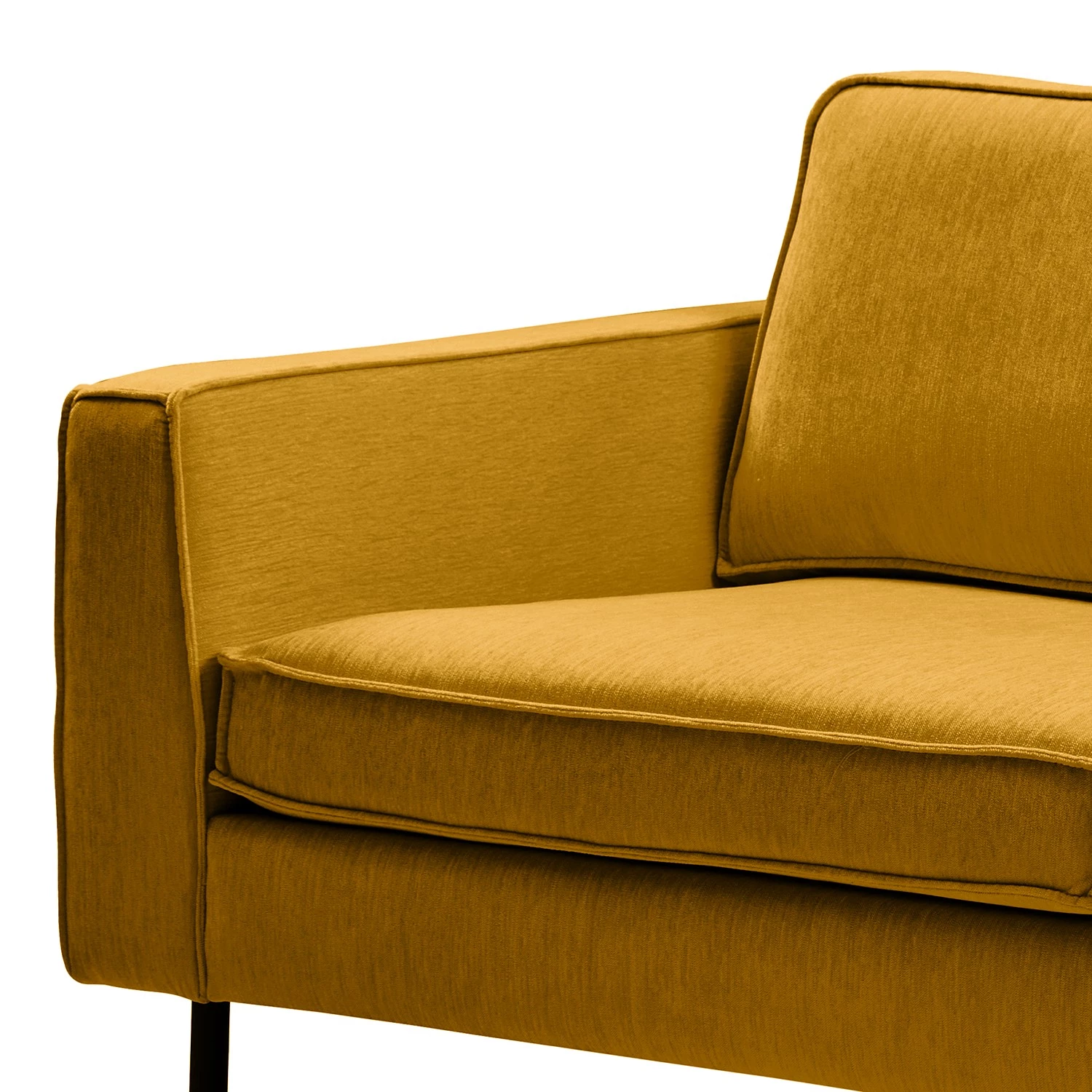 Mørteens Canapé Monblanc (3 places) - Tissu - Tissu Velia: Jaune maïs 6 Mørteens Canapé Monblanc (3 places) - Tissu - Tissu Velia: Jaune maïs – Image 6
