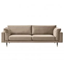 Maison Belfort Canapé Venette (3 places) - Microfibre - Microfibre Bruna: Beige -Canapés Soldes Magasin 1000264993 210827 06174900188 DETAILS P000000001000264993