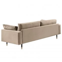 Maison Belfort Canapé Venette (3 places) - Microfibre - Microfibre Bruna: Beige -Canapés Soldes Magasin 1000264993 210827 06175000189 DETAILS P000000001000264993