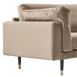 Maison Belfort Canapé Venette (3 places) - Microfibre - Microfibre Bruna: Beige -Canapés Soldes Magasin 1000264993 210827 06175000193 DETAILS P000000001000264993