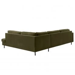 Mørteens Canapé d’angle Monblanc - Tissu - Tissu Velia: Vert foncé - Méridienne longue à droite (vue de face) -Canapés Soldes Magasin 1000265060 210827 06190500853 DETAILS P000000001000265060