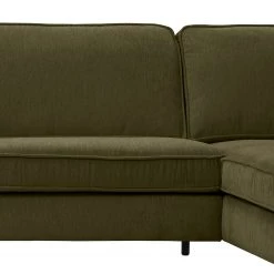 Mørteens Canapé d’angle Monblanc - Tissu - Tissu Velia: Vert foncé - Méridienne longue à droite (vue de face) -Canapés Soldes Magasin 1000265060 210827 06190500855 DETAILS P000000001000265060