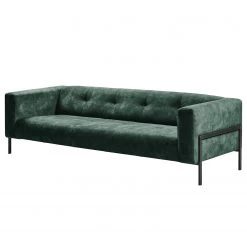 Mørteens Grand canapé Vernioz - Tissu - Tissu Adela: Gris-Pétrole