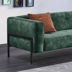 Mørteens Grand canapé Vernioz - Tissu - Tissu Adela: Gris-Pétrole -Canapés Soldes Magasin 1000265125 210827 06200701511 DETAILS P000000001000265125