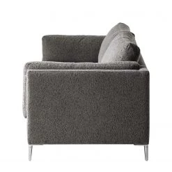 Studio Copenhagen 3 places Canapé COSO Classic+ - Tissu Chenille Rufi: Gris - Chrome brillant -Canapés Soldes Magasin 1000266013 211007 14075900439 DETAILS P000000001000266013